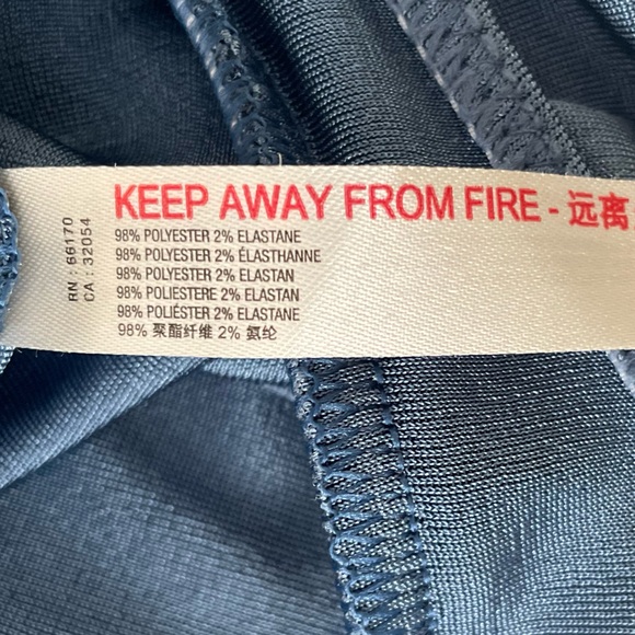 FREE PEOPLE Turnt Sheen Long Sleeve Slinky Bodysuit in Blue Metal Size S - Picture 9 of 12